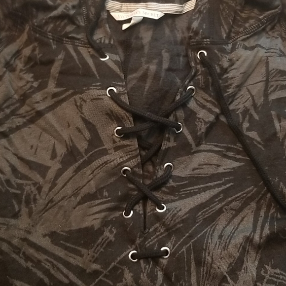 Victoria's Secret Poncho Lace up Hoodie Cover - Picture 5 of 7